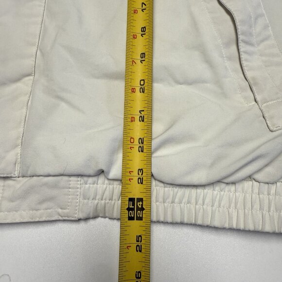 Vintage 90s Nike Challenge Court Tennis Jacket Mens Medium White Windbreaker Zip - Picture 14 of 15